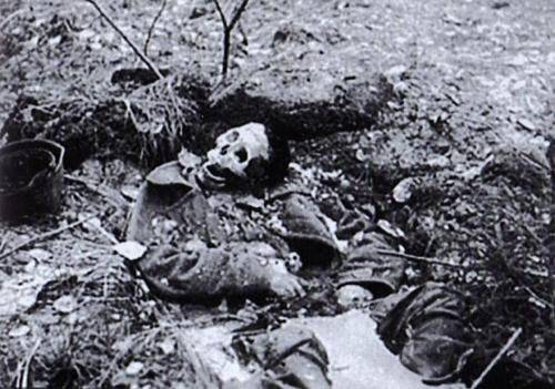 Еще долго весной 1940 года, когда начал таять снег, местные жители находили разлагающиеся тела красноармейцев. http://pictures-of-war.livejournal.com/127505.html