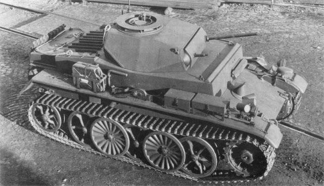 Немецкий авиадесантный танк VK601 (Pz Kpfw I Ausf C)