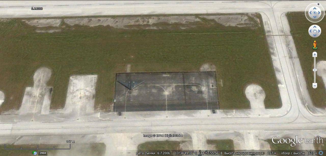 Американские стратегические ядерные силы и объекты ПРО на спутниковых снимках Google Earth