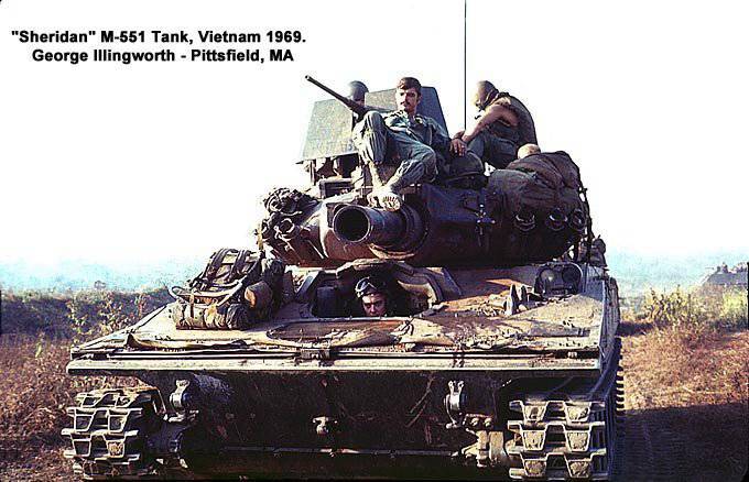 Танк М551 Sheridan. Боевое применение
