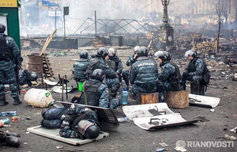 Киевские «военно-уличные» манёвры
