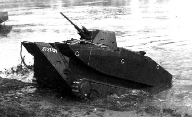 Плавающий танк Batignolles-Chatillon DP-2 (Франция)