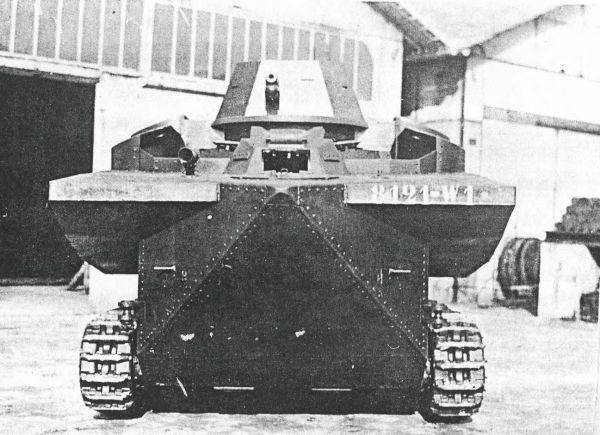 Плавающий танк Batignolles-Chatillon DP-2 (Франция)