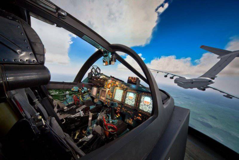 Виртуальное бомбометаниею Как выглядит тренажер фронтового бомбардировщика Су-34