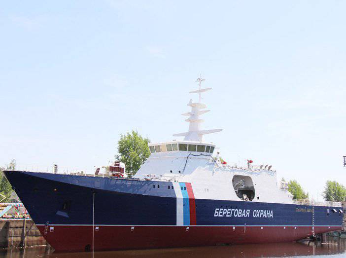 Новый сторожевой корабль для береговой охраны Погранслужбы