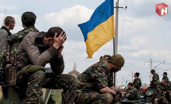 Ополченцы идут в наступление под Луганском. Укровояки при отступлении бросили комплекс "Точка-У"