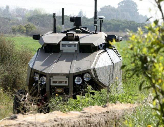 Израильский беспилотный автомобиль Guardium