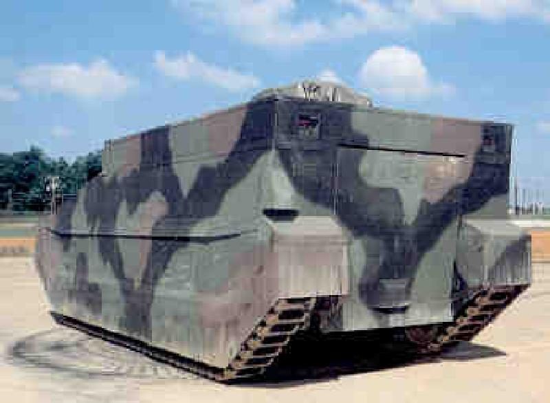 Проект "невидимого" танка Composite Armored Vehicle (CAV), полностью изготовленного из композиционных материалов