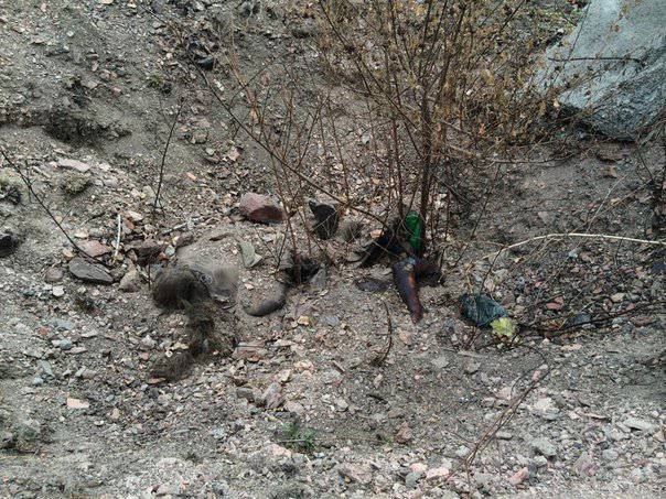 Под Донецком обнаружены захоронения мирных жителей