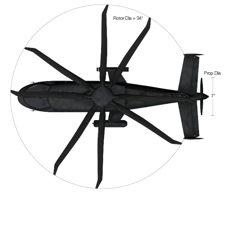Показан прототип скоростного вертолета Sikorsky S-97 Raider