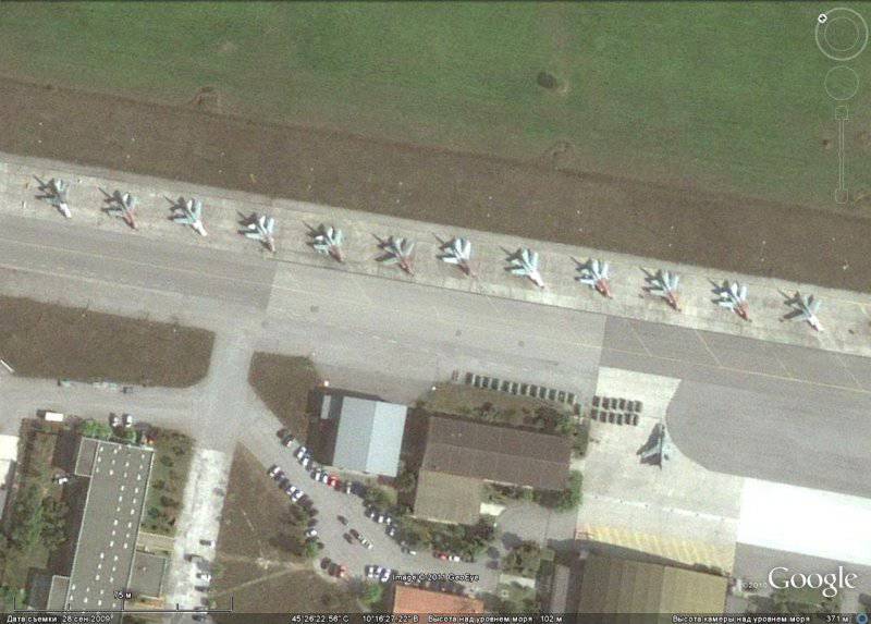 Военный потенциал НАТО в Европе на снимках Google Earth. Часть 2-я