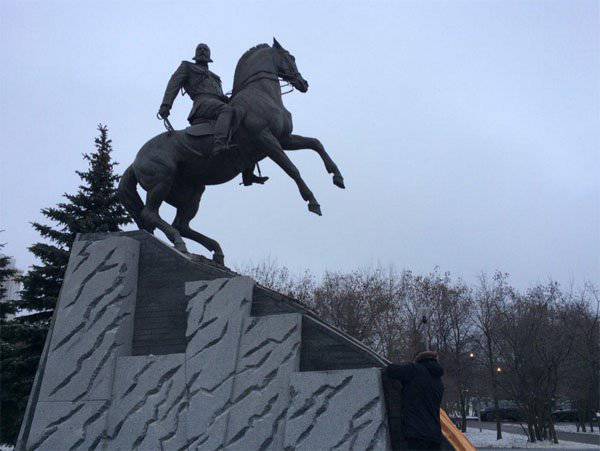 В Москве состоялась церемония открытия памятника генералу Скобелеву