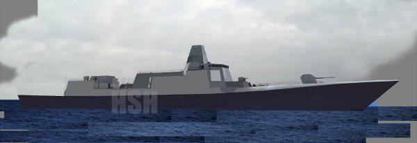 Китай начал строительство головного супер-эсминца «Тип 055»