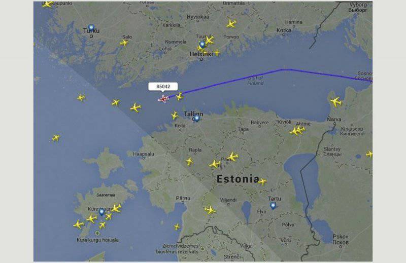 Эстонию обеспокоило появление самолётов российских ВВС над нейтральными водами