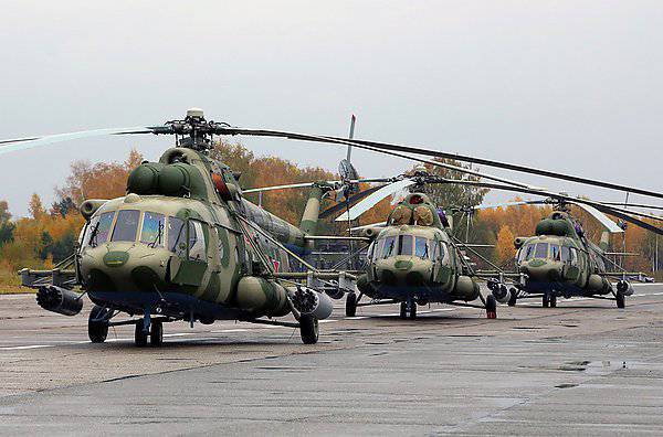 Поставки Ми-8МТВ-5 в Западный военный округ