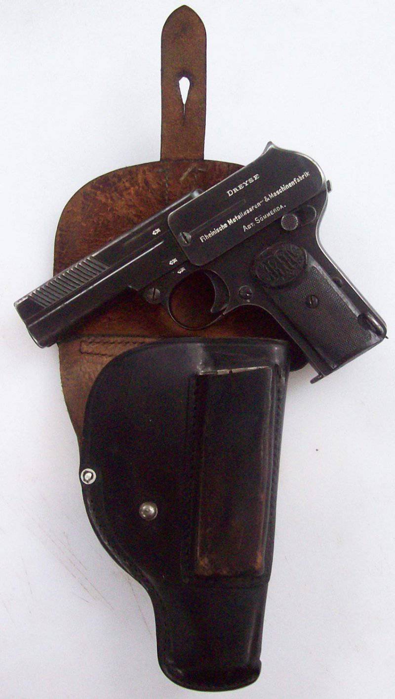 Пистолет Дрейзе образца 1907 года (1907 Dreyse Pistol): устройство и порядок разборки