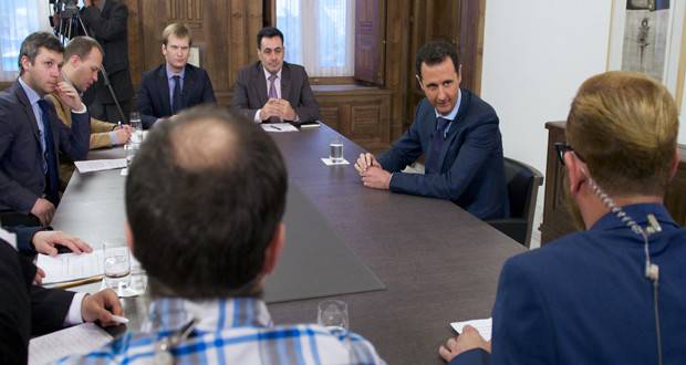Башар Аль-Асад:  «Если им не нравится какая-либо страна, они стремятся сменить в ней правительство или президента»