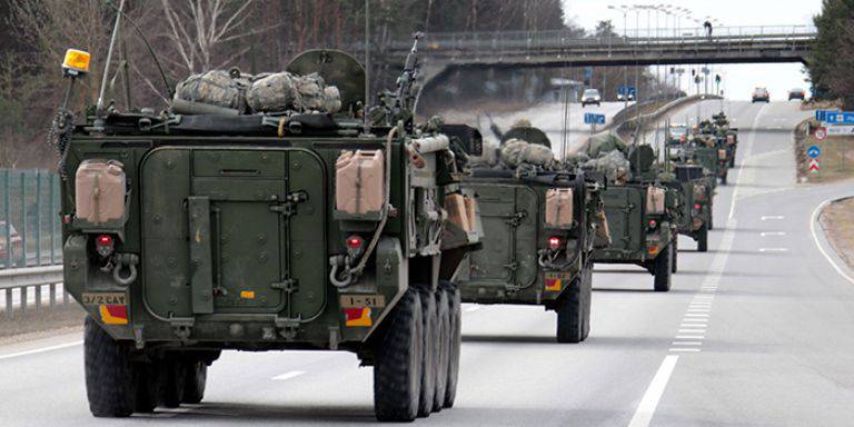 СМИ: американская колонна потеряла в Чехии одну машину Stryker