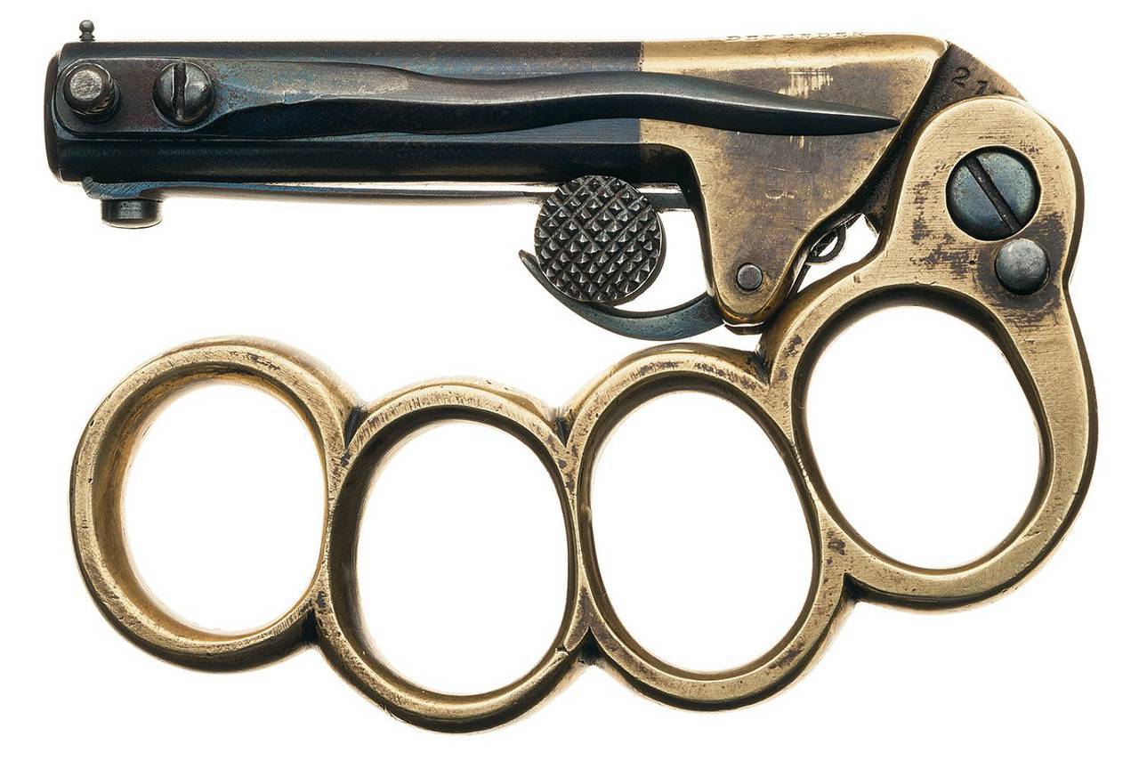 Underhammer Pistol Gun - Knuckles - Dagger
