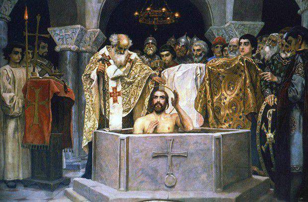 Как крестился князь Владимир