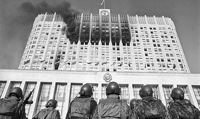 Чёрный октябрь 1993 г. Двадцать два года расстрелу Дома Советов