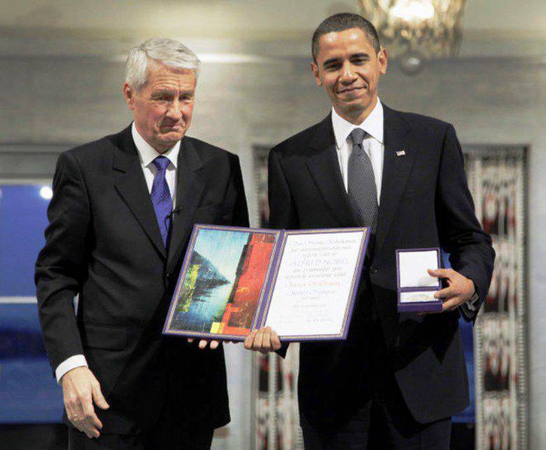 Петиция: Обама, верни Нобелевскую премию мира