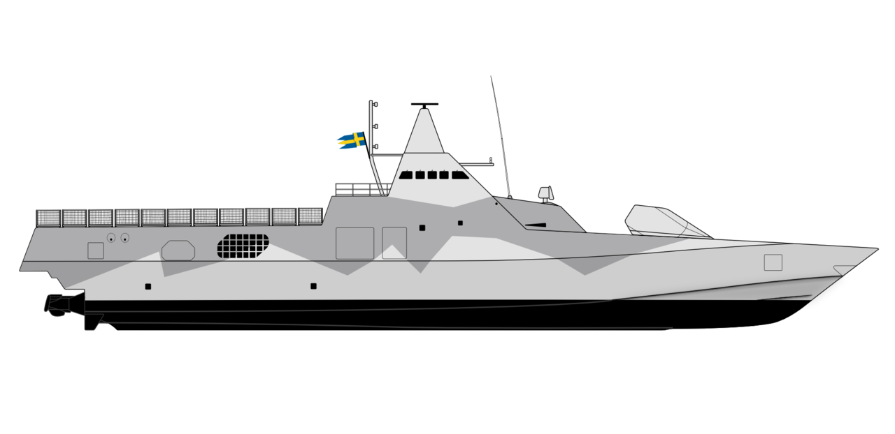 Corvettes of the Visby project (Sweden)
