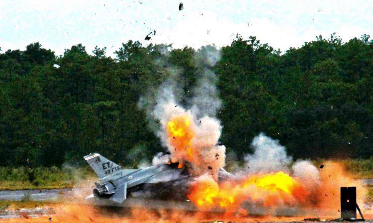 В США разбился  F-16