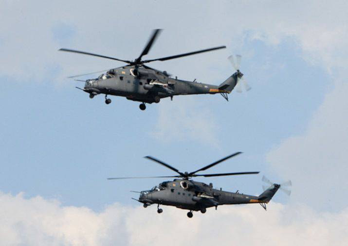 СМИ: российская авиагруппа в Сирии пополнилась вертолётами Ми-35М