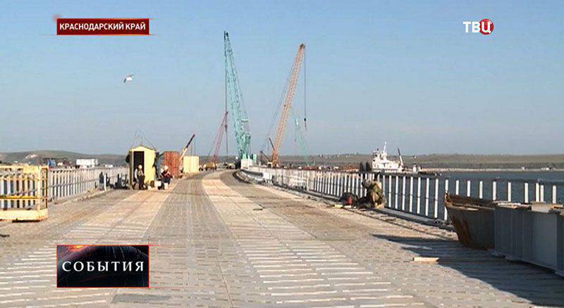 Росавтодор начнёт возведение моста в Крым в начале 2016-го
