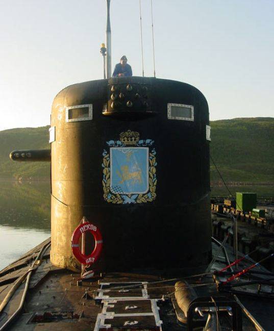 На Северный флот после ремонта вернулась АПЛ «Псков»