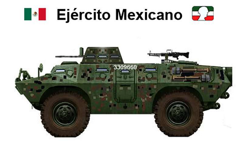 Мексиканские бронетранспортеры