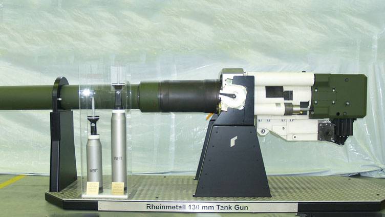 Перспективное 130-мм танковое орудие от компании Rheinmetall AG