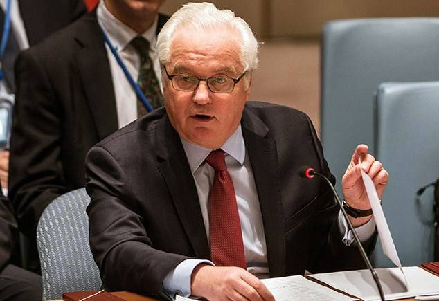 Чуркин: говоря о сирийском кризисе, генсек ООН даже не упомянул о причастности к нему террористов