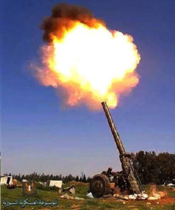 Сирийские военные «реанимировали» советские 240-мм миномёты