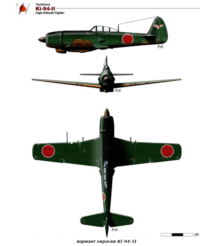 Проекты японских высотных истребителей Ki-94 и Ki-94-II