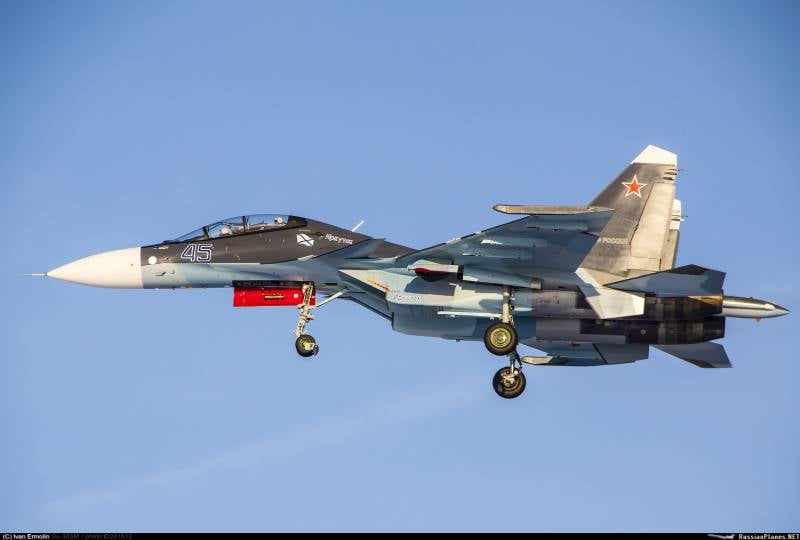 Иркутский завод передал ВМФ четыре истребителя Су-30СМ