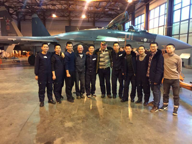 Первая партия Су-35 поставлена в Китай