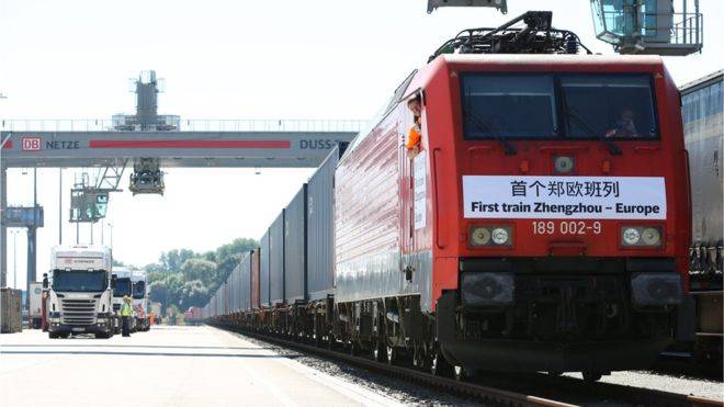 Китайский поезд "проигнорировал" Украину на пути в Лондон