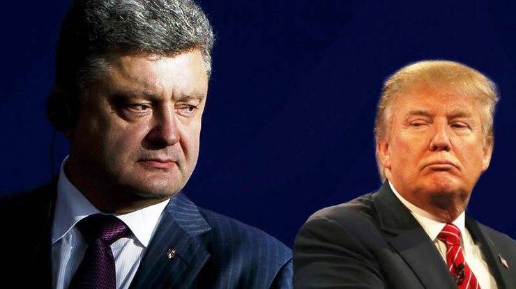 Трамп и Порошенко заявили о необходимости перемирия в Донбассе