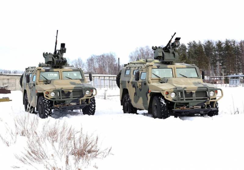 Минобороны приняло на вооружение «Тигры» с боевым модулем «Арбалет-ДМ»