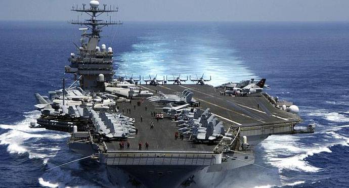 Ведут ли российские и китайские корабли наблюдение за американским "Карлом Винсоном" у берегов Кореи?