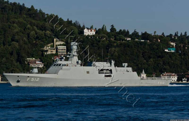 В Новороссийск прибыл отряд боевых кораблей ВМС Турции