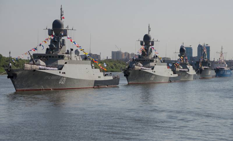 Каспийская флотилия приведена в высшую степень боеготовности