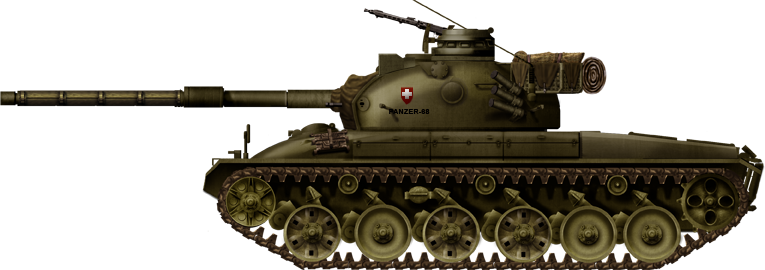 Средний танк Panzer 68 (Швейцария)
