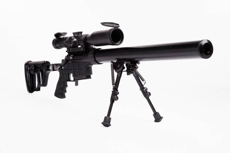 Лёгкая тактическая снайперская винтовка для бесшумной стрельбы ДВЛ-10 М1 «Диверсант»