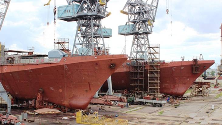 ОСК: судьба недостроенных фрегатов проекта 11356 прояснится в ближайшие недели