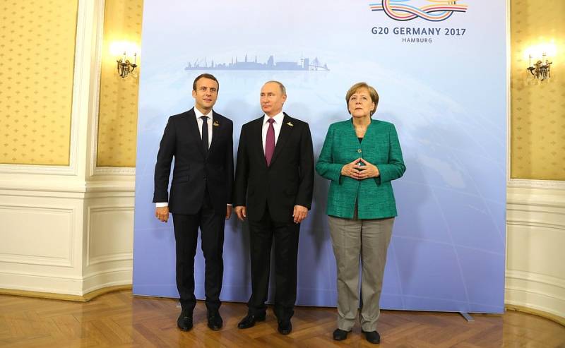 Путин, Меркель и Макрон без Порошенко обсудили ситуацию на Украине