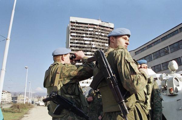 Участие России в операциях по установлению и поддержанию мира в Бывшей Югославии