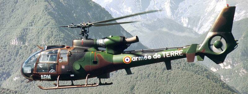 Два вертолёта Gazelle потерпели крушение на юге Франции